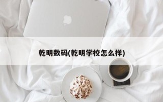 乾明数码(乾明学校怎么样)